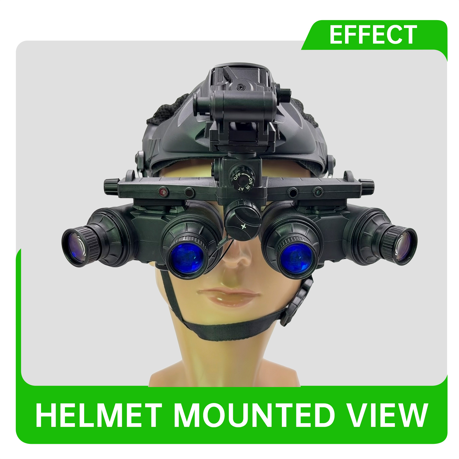 Head Mounted Night Quad Goggles DTG-18N